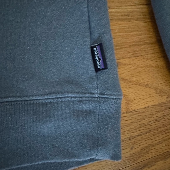 Patagonia Uprisal Crew Sweatshirt Womens Large Ridge Mtn Graphic Logo - Picture 2 of 5